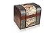 Produktbild Thunderdog Louisiana groß 27x24x25 cm - Truhe, Holztruhe, Schatzkiste, Kiste, Piratenkiste Box Hochzeit Geburtstag Geschenk Verpackung Schmuckschatulle Schmuckkasten Piratenschatzkiste Ledertruhe