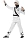 Produktbild Smiffys 21079S - Kinder Jungen Ninja Assassin Kostüm, Alter: 4-6 Jahre, Größe: S, weiß/schwarz