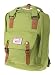 Produktbild Reeseiy Unisex Macaroon Rucksack Notebook Rucksack Vintage Casual Jugendliche Notebooktasche Daypacks (Color : Green Tea, Size : One Size)