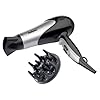 BABYLISS DRY AND CURL 2100W HAIR DRYER WITH DIFFUSER AND NOZZLE With Cool shot button