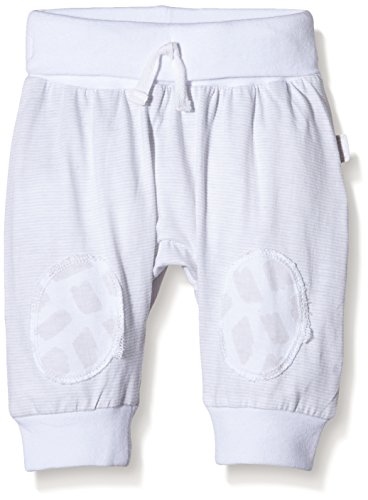 Pumpkin Patch Unisex Baby Stripe Joggers Striped Trouser, White (Clean White), 6-12 Months (Manufacturer Size:6-12M))