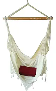 Hangit Cotton Swing Chair (Natural, 50 Centimeters)