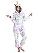 Produktbild oamore Einhorn Pyjama Cartoon Tiere Pyjama Cosplay Kostüme Flanell Jumpsuits Unisex Erwachsene Kinder Nachtwäsche Party Kostüme (Star-Zipper, S)