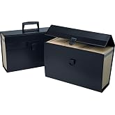 Portafile Expanding Organizer with 19 Pockets, Letter, Black