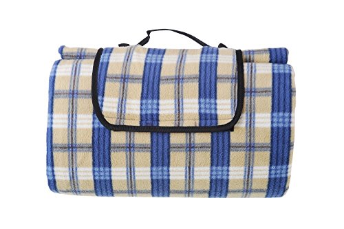 ALLWA XXX-Groß 175x200cm Outdoor-Decke – wasserdichte Unterseite Picknick-Decke – leicht zu faltende und tragbare Strandmatte – Perfekt für Strand, Reisen, Picknick und Camping - 4