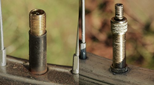 Mini Luftpumpe/Fahrradpumpe | alle Ventile | Rahmenbefestigung | Auto/Dunlop/Presta/Rennrad Ventil | Hochwertig aus Aluminium | sehr leicht kompakt und gut zum mitnehmen - 7