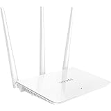 Tenda F3 Routeur 300 Mbps Wi-Fi N en 2,4 GHz, Routeur Ethernet 4 ports, 3 * 5dBi Antennes, Puce Broadcom, Contrôle de la Band
