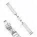 Produktbild Altsommer Keramik Uhrenarmband für Apple Smart Watch Series 1/2/3 38mm Siliko Schnellspanner Band Strap Edelstahlschließe Armband Ersatz Uhrarmband Edelstahl Faltschließe (Silver)