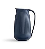 Material: Kunststoff Kähler 17222 Hammershøi - Isolierkanne - Thermoskanne - Indigo/Blau - 1 l