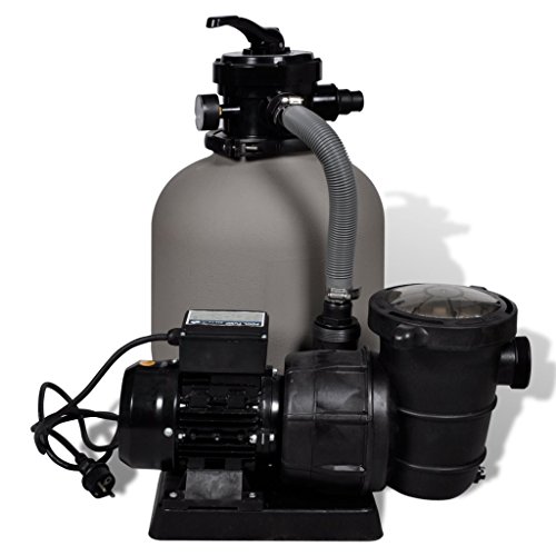 vidaXL Sandfilteranlage Sandfilter Filteranlage mit Poolpumpe 35 cm - 3