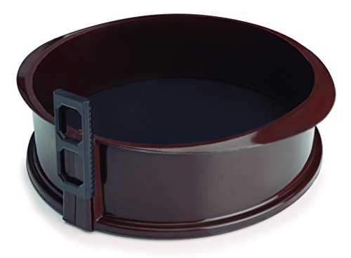 Lacor 66775 - Molde redondo desmontable, 25 x 7,5 cm, marrón