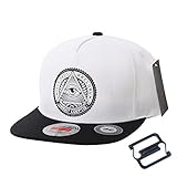 Nicely finished WITHMOONS Gorras de béisbol Gorra de Trucker Sombrero de Snapback Hat Illuminati Patch Hip Hop Baseball Cap AL2344 (White)