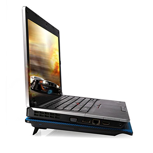 TopMate Notebook Laptop Kühler Laptop Unterlage- 2x Lüfter – 2 x Usb – 10 – 14″ Zoll - 2