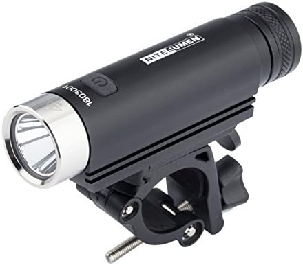 Bike Light-Super Bright,USB Rechargeable Waterproof light,Nitenumen C10 Bicycle Light with long lasting 18650 3400mAh Li-ion Battery and Easy Install Bicycle Light Clip