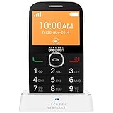Alcatel Onetouch 2004G - Móvil libre (pantalla 2.4", 512 MB RAM, teclas grandes), blanco