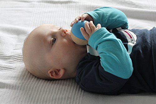 Rewoodo Baelly – Baby Kinder Rassel Spielzeug Kugel Ball Ab 1 Jahr Erstausstattung Kinderspielzeug Kleinkind Holzspielzeug Babyspielzeug - 7