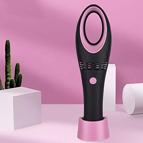 Preisvergleich Produktbild Magosca USB-Lade-Mini-Handkühler Blattloser Lüfter Wiederaufladbarer Tragbarer Blattloser Lüfter 3 Lüfterdrehzahl-Bewertung Mini-Kühler No Leaf Handliche Kühlung Ausgehen Für Freizeitlüfter