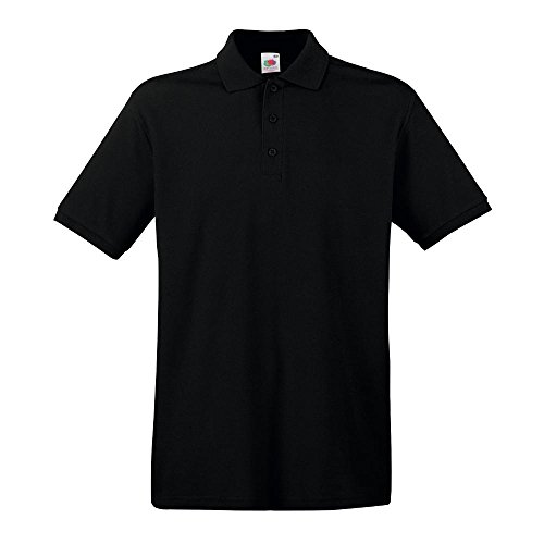 Preisvergleich Produktbild Fruit of the Loom - Premium Polo - Black - 3XL 3XL,Black