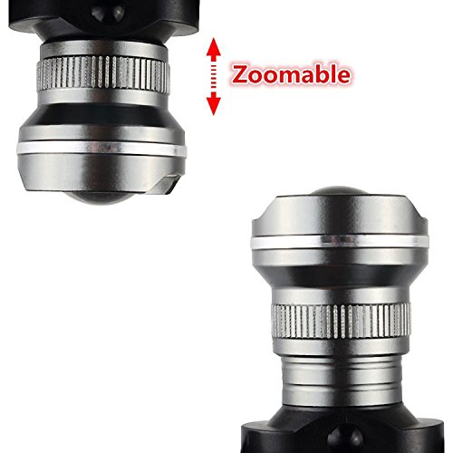 LED Led kopflampe stirnlampe Hochleistung Stirnlampe LED Kopflampe Taschenlampe 1200LM Fischauge Fokussierung Lampe grau Lampenfassung - 7