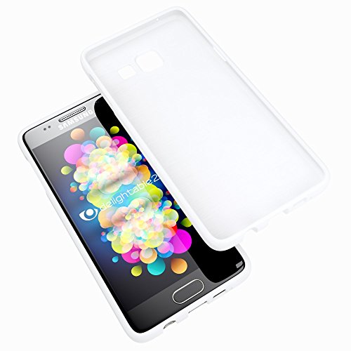 Samsung Galaxy A5 2016 HÃ¼lle HandyhÃ¼lle von NALIA, Ultra-Slim TPU Silikon Jelly Case, DÃ¼nne Gummi SchutzhÃ¼lle Skin, Etui Handy-Tasche Back-Cover Bumper fÃ¼r Samsung A5 2016 Smartphone - WeiÃŸ