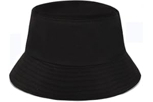 CETORNIE EXFEA Chapeau de pêcheur, Chapeau de Soleil, Protection Solaire, Pliable, pour Les Excursions de pêche en Plein air, 56-58 cm, Noir