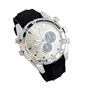 AGPtek KhuFiya Operation Imported from Koria Spy Camera Watch with Video Recorder HD 1080P Infrared Night Vision Waterproof Hidden Camera Smart Watch Built-in 16GB Memory Card