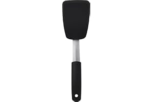 OXO Good Grips Flexibel silikonstekspade | Värmetåligt huvud, säkert för non-stick-kärl, bekvämt halkfritt handtag