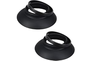 FANZR DK-19 Eyecup Eyepiece Viewfinder per Nikon D810 D810A D800 D800E D700 F6 D5 sostituisce Nikon DK-19 (confezione da 2)