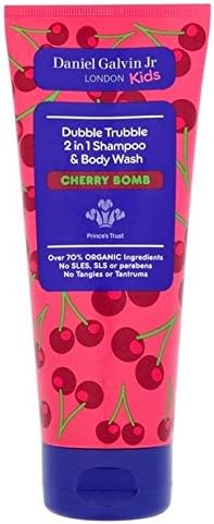 Daniel Galvin Jr Dubble Trubble 2 in 1 Cherrybomb Shampoo &amp; Bodywash 200ml (PACK OF 6)