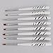 Teenxful Nail Manicure Painting Brush Double Way Dotting Pen Set and 10 Rollen Nail Strip Liner Nail Art Salon Kit