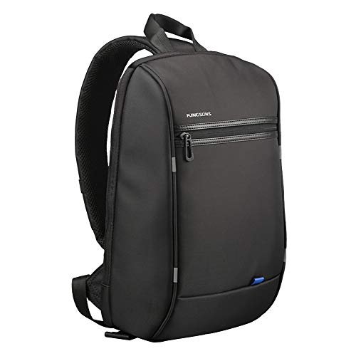 Kingsons Sling Bag para Hombre Bolsa de portátil de 13,3 Pulgadas con Puerto de Carga Bolsos Bandolera antirrobo Bolsas Cruzadas, Mochila Multiusos para iPad,13.3"