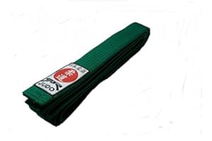 ‎BUDODRAKE Judogürtel grün mit Judo-Label