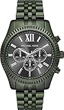 Michael Kors Herren Analog Quarz Uhr mit Edelstahl Armband MK8604