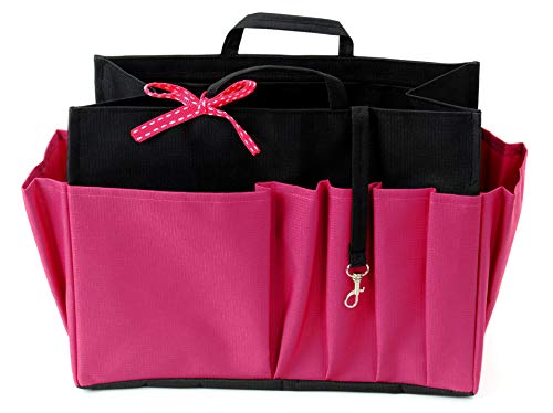 Organisateur De Sac - L Noir/Fuchsia - Taille L : Long 24 Cm X Haut 17 Cm X Prof 11 Cm Organisateur De Sac - L Noir/Fuchsia - Taille L : Long 24 Cm X Haut 17 Cm X Prof 11 Cm