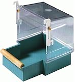 Bañera Heuser para pájaros periquitos grandes