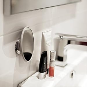 bosign Cosmetic Mirror 5x White / Grey Plastic 11.2 cm - Image 4