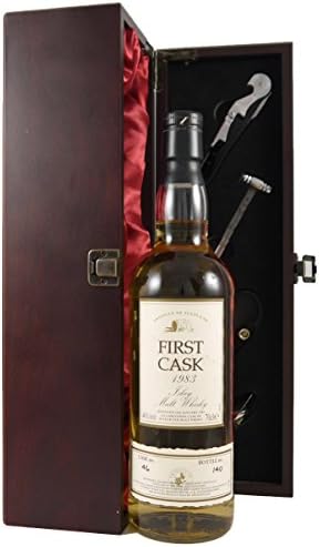 Caol Ila 20 year old Malt Whisky 1983 First Cask bottling presented in a wooden box with four accessories Christmas Present, Corporate Gift, Wedding, Anniversary Birthday Gifts for him