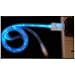 Produktbild Hundeleine 1 m USB A-Micro USB blau LED Kabel Baugruppen Computer Kabel