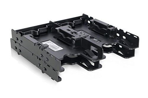 Icy Dock Flex-Fit Quattro MB344SP – Einbaurahmen für 4x 2,5 Zoll (6,4cm) SSDs/HDDs in 1x 5,25 Zoll (13,3cm) - 4