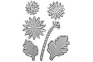 DECO 79 DECO La Little - Fiori e foglie - Fustella, Acciaio