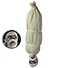Price comparison product image FUFU Hanging Ghost Halloween Decorations Sound Control Motion Sensor Mummy Scary Voice Glowing Red Eyes and Head Move Demon Halloween Props for Haunted House Indoor Outdoor, 80cm,White