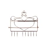 Vi.yo Schmuckständer Schmuckhalter Kettenhalter Liebes-Schmuckständer zur Wandmontage zur Aufbewahrung von Ketten, Ohrringen, Ringen, Uhren und Armbändern 35CM*3CM*31.5CM