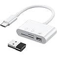 3 in 1 USB C SD Card Reader, YRIKE USB C to SD/Micro SD/USB 3.0 Adapter, TF Memory Card Reader Compatible with Type C Devices such as Samsung, Huawei, MacBook, Laptop, Tablet, etc