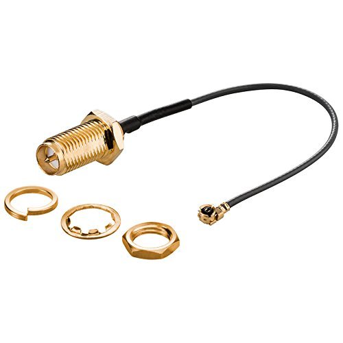 Goobay WLAN Antennenanschluss I-PEX Rev-SMA-Bu