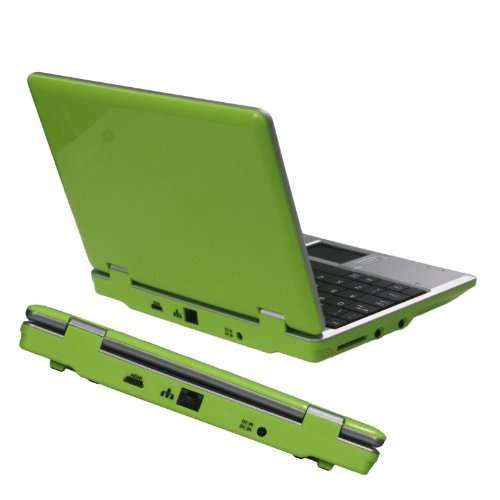 Green 7  Mini Android 4 1 Netbook Laptop Notebook with Camera Wifi Via8850 4gb