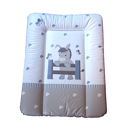 Preisvergleich Produktbild Schmale Soft Wickelauflage Esel Taupe 50 X 70cm