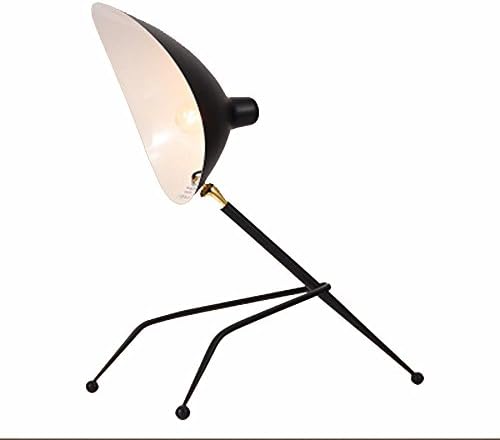OOFAY Lights Modern Creative Funny Ant Iron E27 Table Lamp Adjustable Indoor Decoration 3 Legs Black Painted Bedside Children Bedroom Living room Desk Table Lights