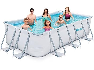 Habitat et Jardin Piscine tubulaire HETJ Piscine tubulaire -ludo 2- 8m2 - 4.01 x 2.01 x 1.22 m