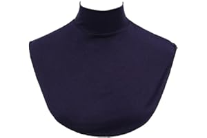 BrightGlow False Collar Removable Fake Turtleneck Women's Modal Fake Elegant Turtleneck Insert Turtleneck Detachable Dickey Collar Faux Fake Collar for Women Girls One Size