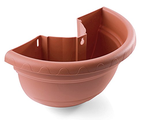 UPP® Fallrohr-Blumentopf 2 Stück terrakotta/ Regenrohr Blumenkübel/ Pflanztopf - 2